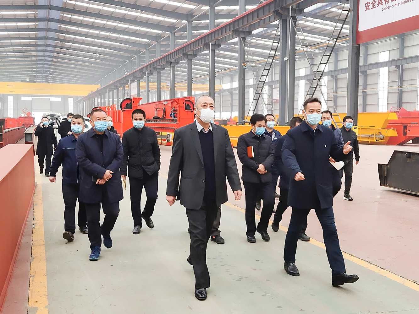  市委書記秦保建一行蒞臨河礦智能產(chǎn)業(yè)園考察調(diào)研