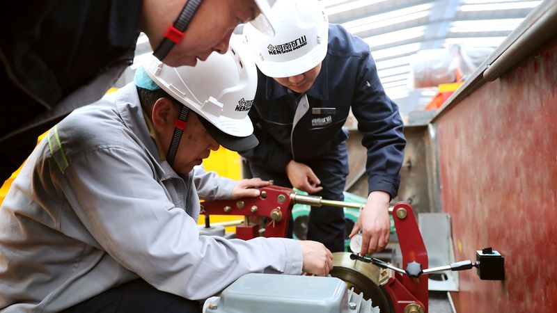 河南礦山｜中冶京誠、寶鋼德盛兩項目起重機順利通過**A檢